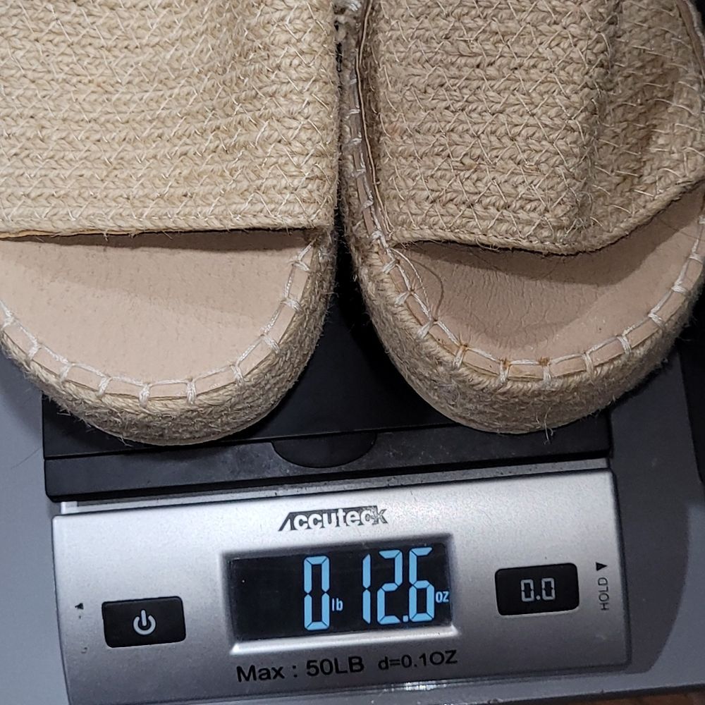 Beach By Matisse Size 10 Beige Espadrille Slide Sandals - Picture 4 of 6